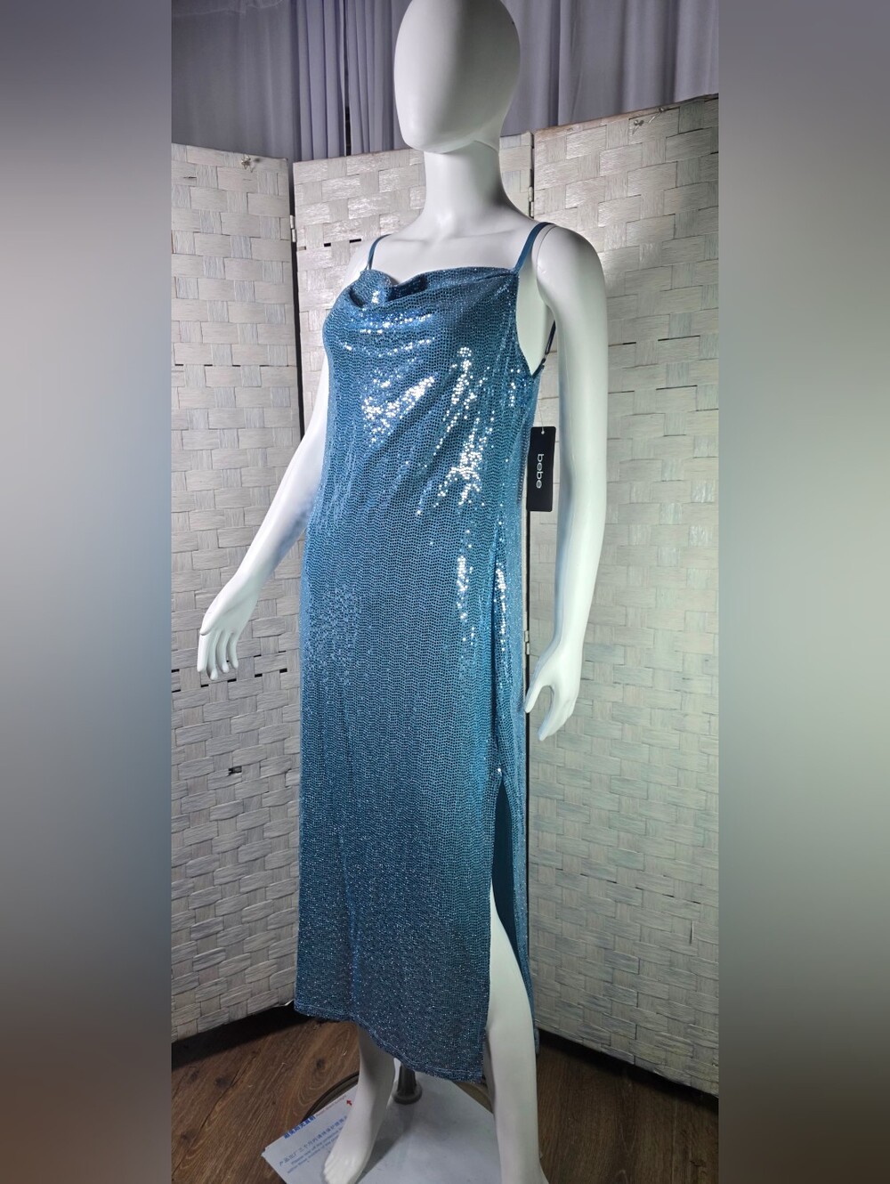 BEBE Sequin Slip Dress - Picture 7 of 7